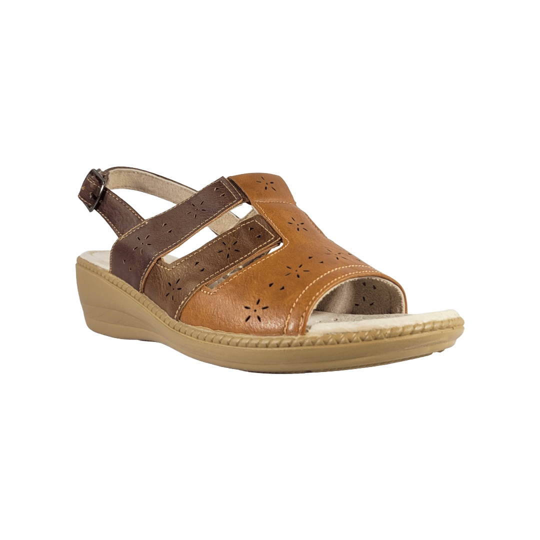 SANDALIAS PASSER CARAMELO MUJER | 229 PASSER 35 CL / 23.3 CM - CalzadosPaola