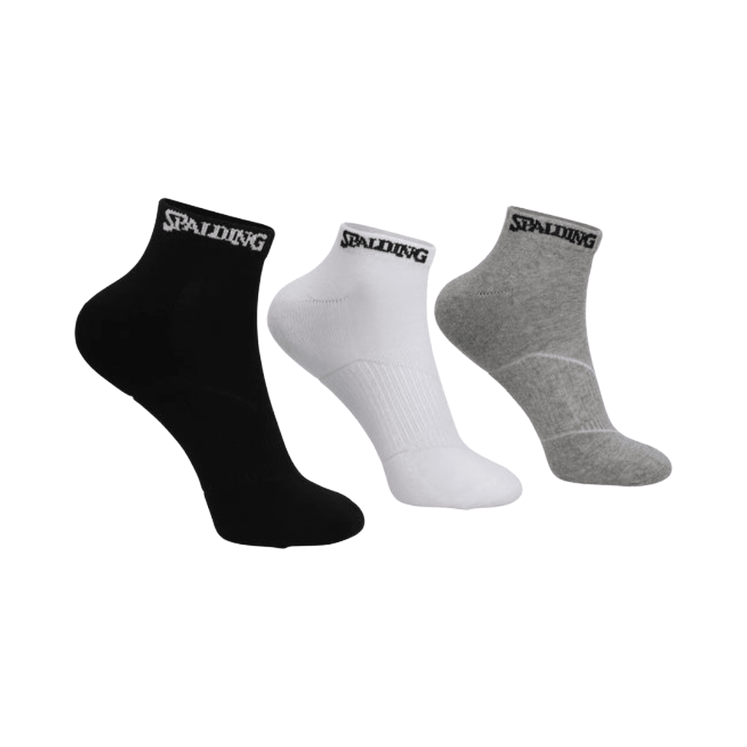 CALCETINES SPALDING CORTOS TRIPACK INFANTIL SPSTCOS003 SPALDING 00 - CalzadosPaola
