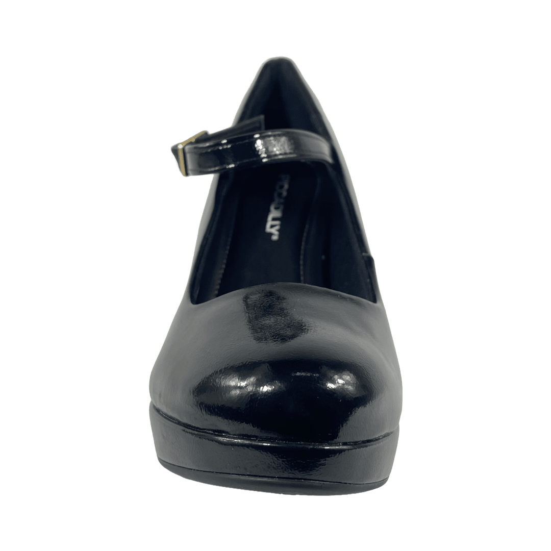 ZAPATOS FORMALES PICCADILLY NEGRO CHAROL MUJER VU6390T PICADELLY 34 - CalzadosPaola