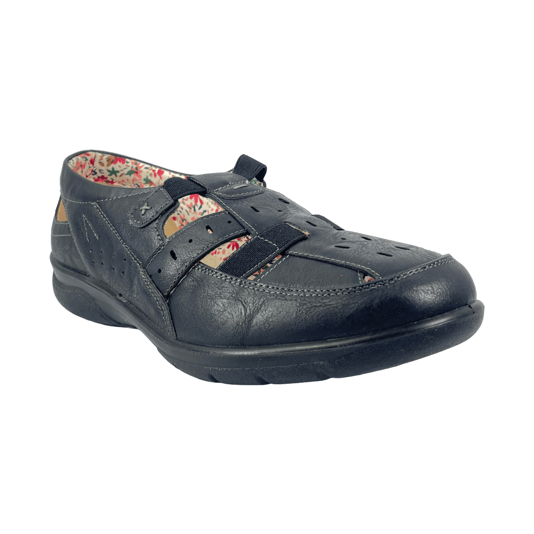 ZAPATOS DE DESCANSO PASSER NEGRO MUJER | 307 - 02 PASSER 35 - CalzadosPaola