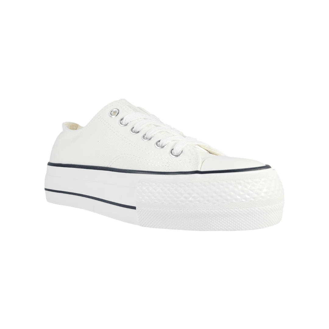 ZAPATILLAS URBANAS MD LONA BLANCO MUJER | 2J04 - 10 MD 35 CL / 22.5 CM - CalzadosPaola