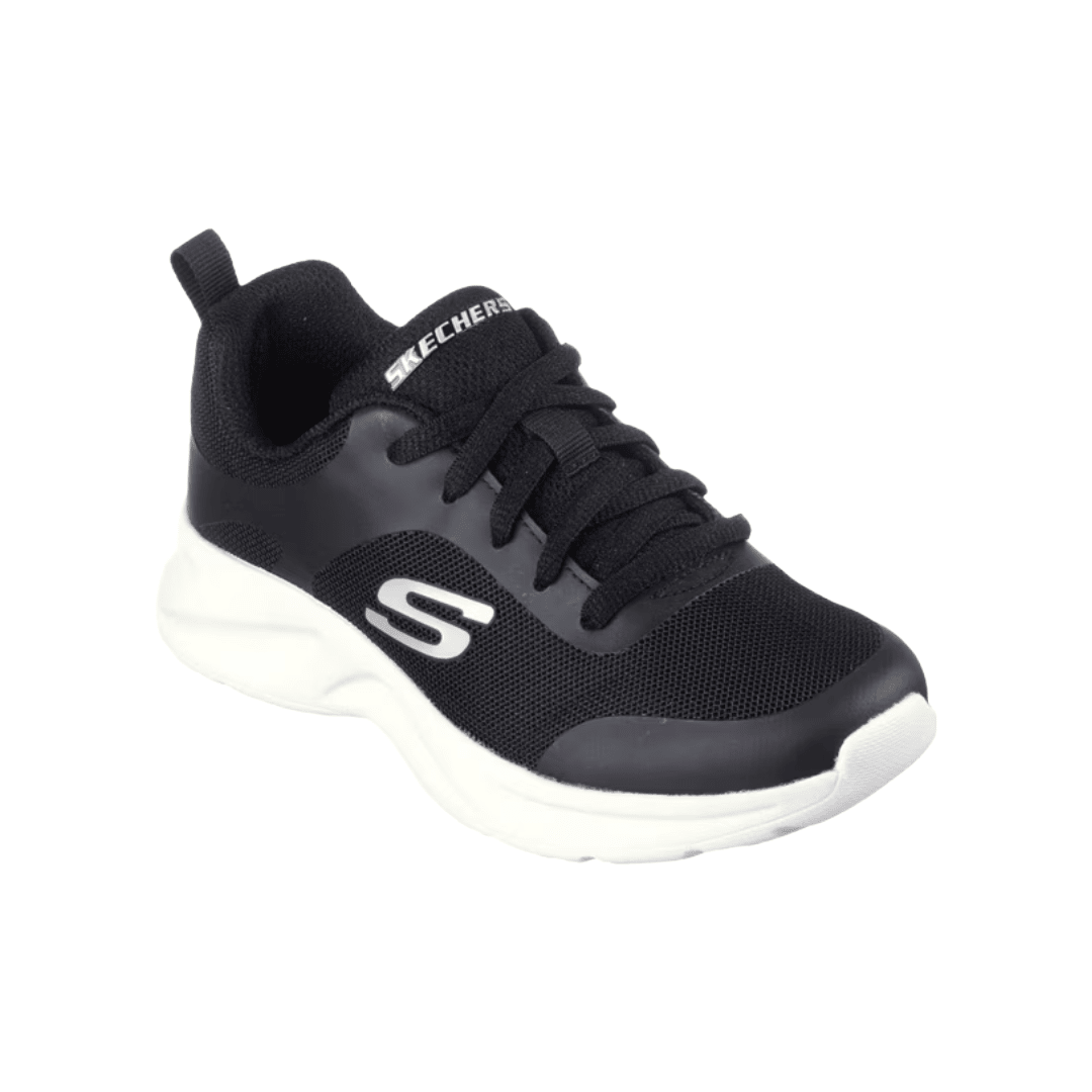ZAPATILLAS URBANAS SKECHERS DYNAMATIC INFANTIL 303553L - BLK SKECHERS 26 CL / 10.5C US / 16.5 CM - CalzadosPaola