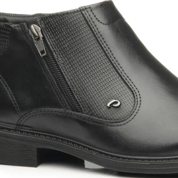 BOTINES PEGADA DE CUERO NEGRO | 125354 - 01 PEGADA 44 - CalzadosPaola