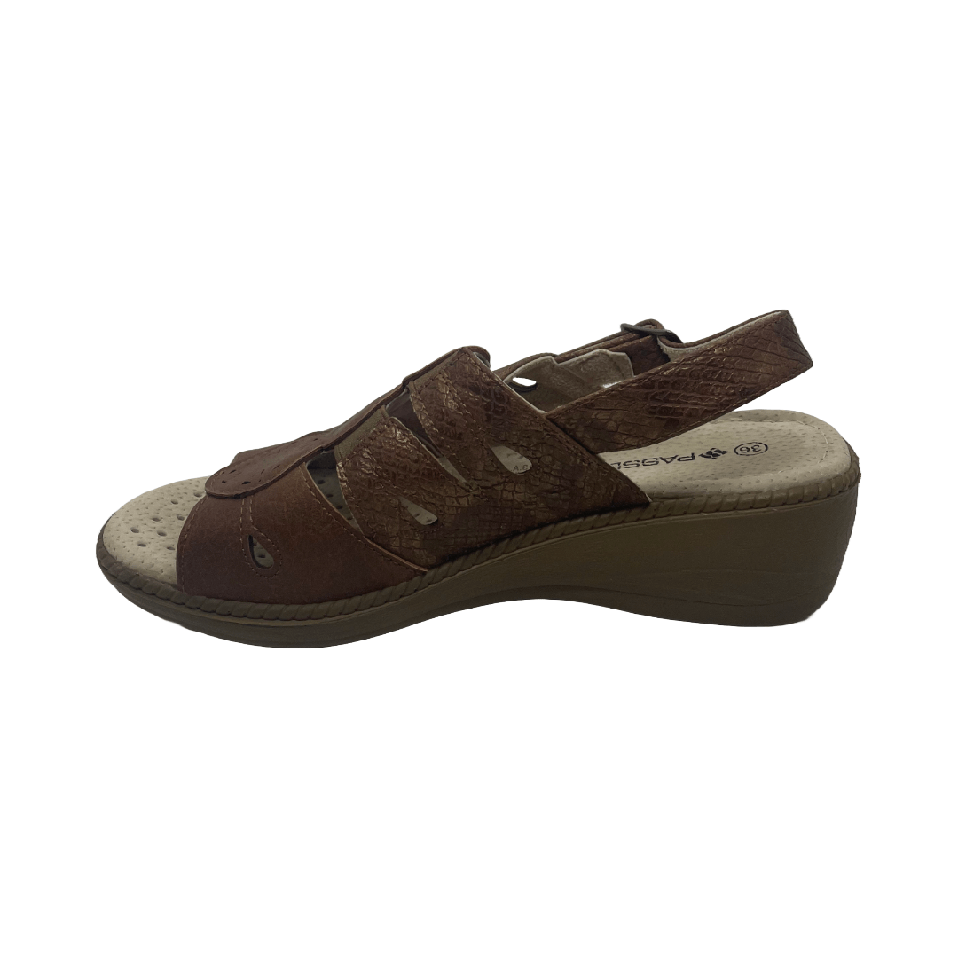 SANDALIAS PASSER CARAMELO | 264 PASSER 35 - CalzadosPaola