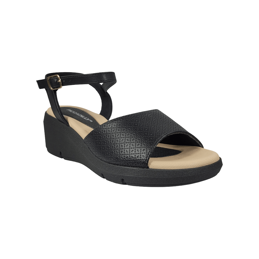 SANDALIAS PICCADILLY NEGRO CASUAL MUJER | VU5287T PICCADILLY 34 CL / 22.2 CM - CalzadosPaola