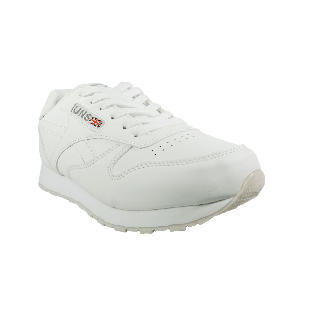 ZAPATILLAS BLANCAS ESCOLARES MUJER UNISPORT SHINN BLANCO | 9872 - 01 UNISPORT 36 - CalzadosPaola