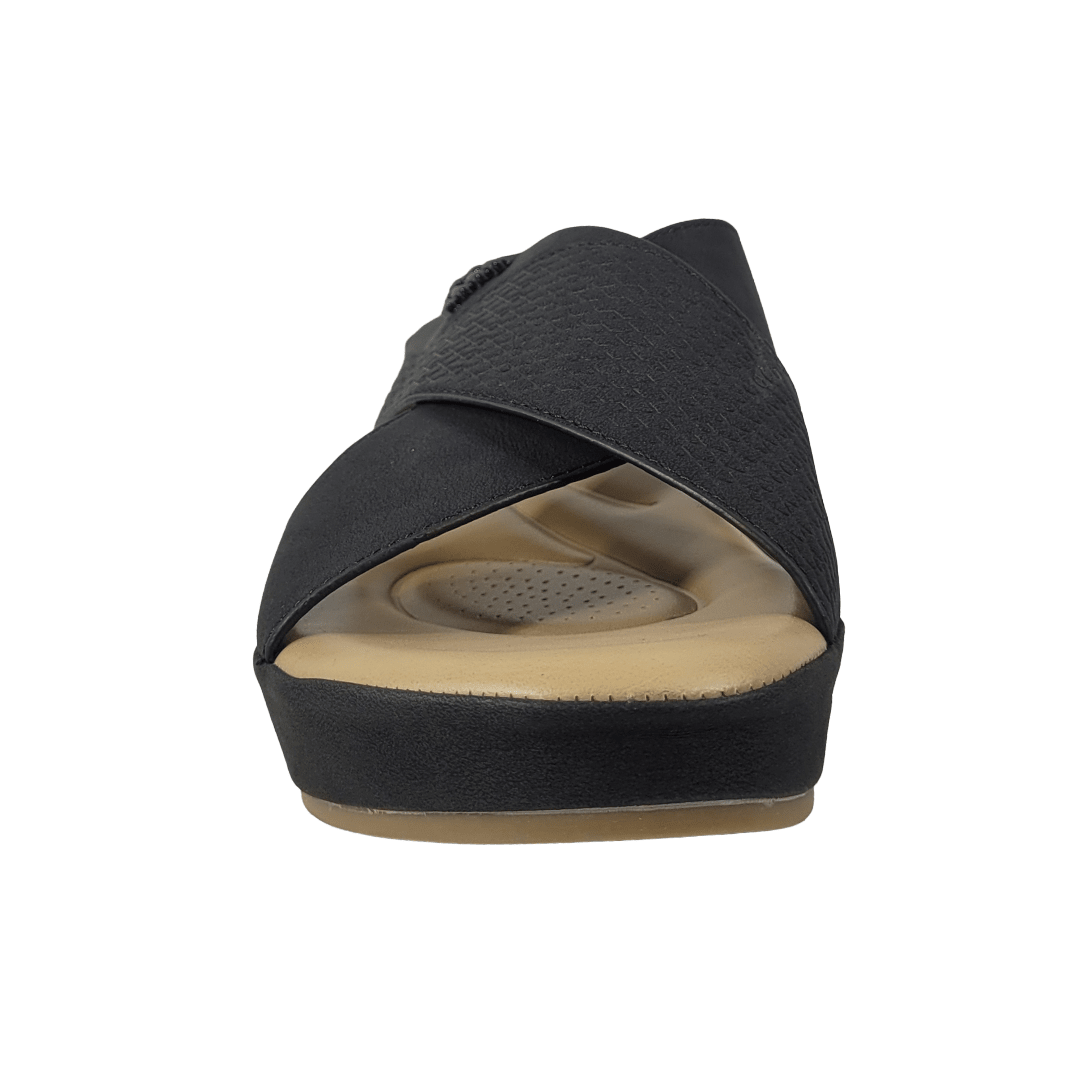 SANDALIAS STYLO NEGRO CASUAL MUJER | ST2573 STYLO 36 CL / 23.5 CM - CalzadosPaola