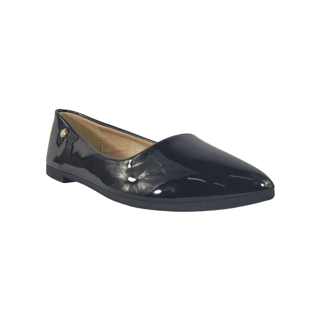 ZAPATOS CASUALES HUALUNAOTE NEGRO CHAROL MUJER X601 HUALUNAOTE 34 - CalzadosPaola
