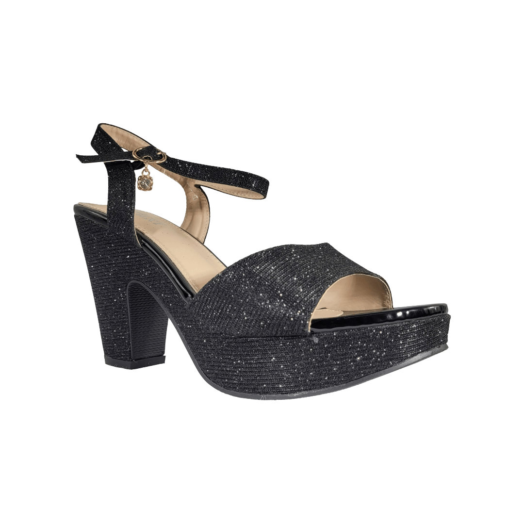 SANDALIAS DE FIESTA AGUXI NEGRO BRILLANTE MUJER | 2084 AGUXI 36 CL / 23 CM - CalzadosPaola