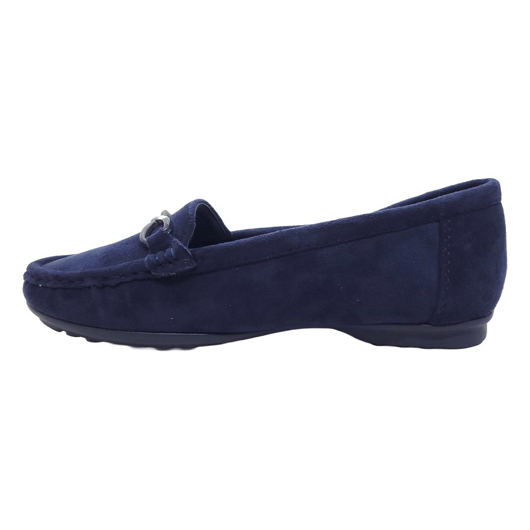 MOCASINES DE GAMUZA HUALUNAOTE AZUL | H - 107 HUALUNAOTE 40 - CalzadosPaola