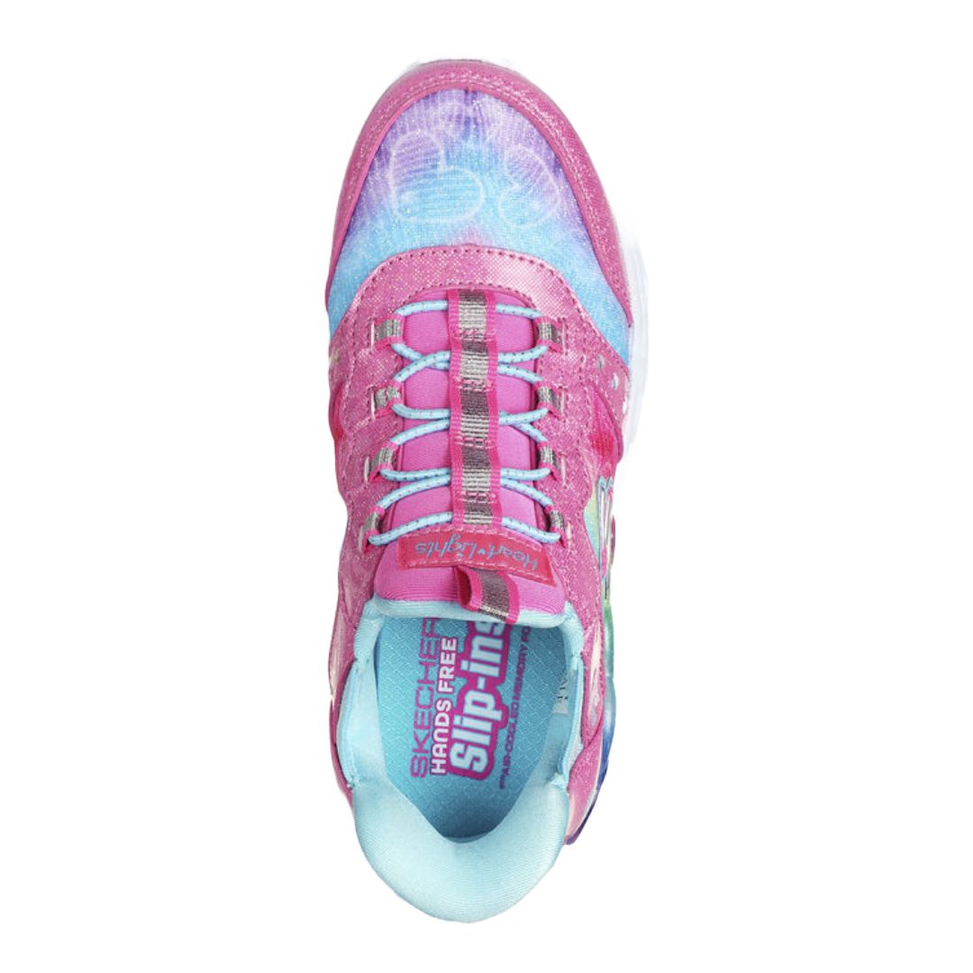 ZAPATILLAS URBANAS SKECHERS HEART LIGHTS INFANTIL | 303755L - BKMT SKECHERS 33 - CalzadosPaola
