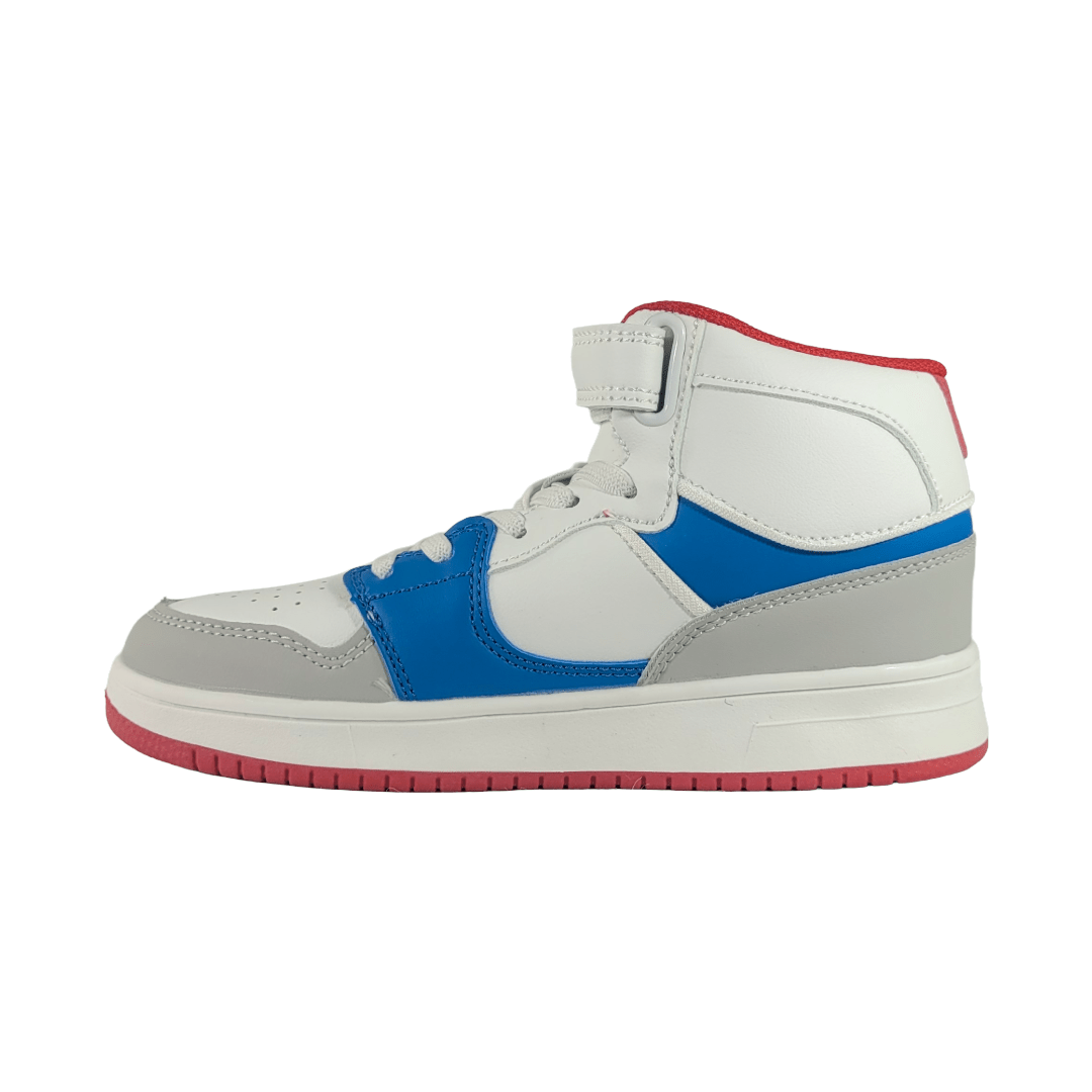 ZAPATILLAS URBANAS SKATER BLANCO/AZUL INFANTIL | 800 - 0001 SKATER 27 CL / 18 CM - CalzadosPaola