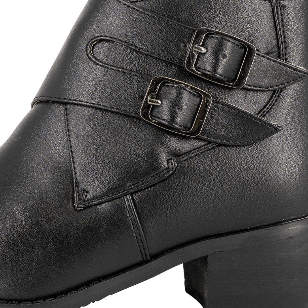 BOTINES DE CUECA UNISPORT NEGRO INFANTIL 2918 UNISPORT 34 - CalzadosPaola