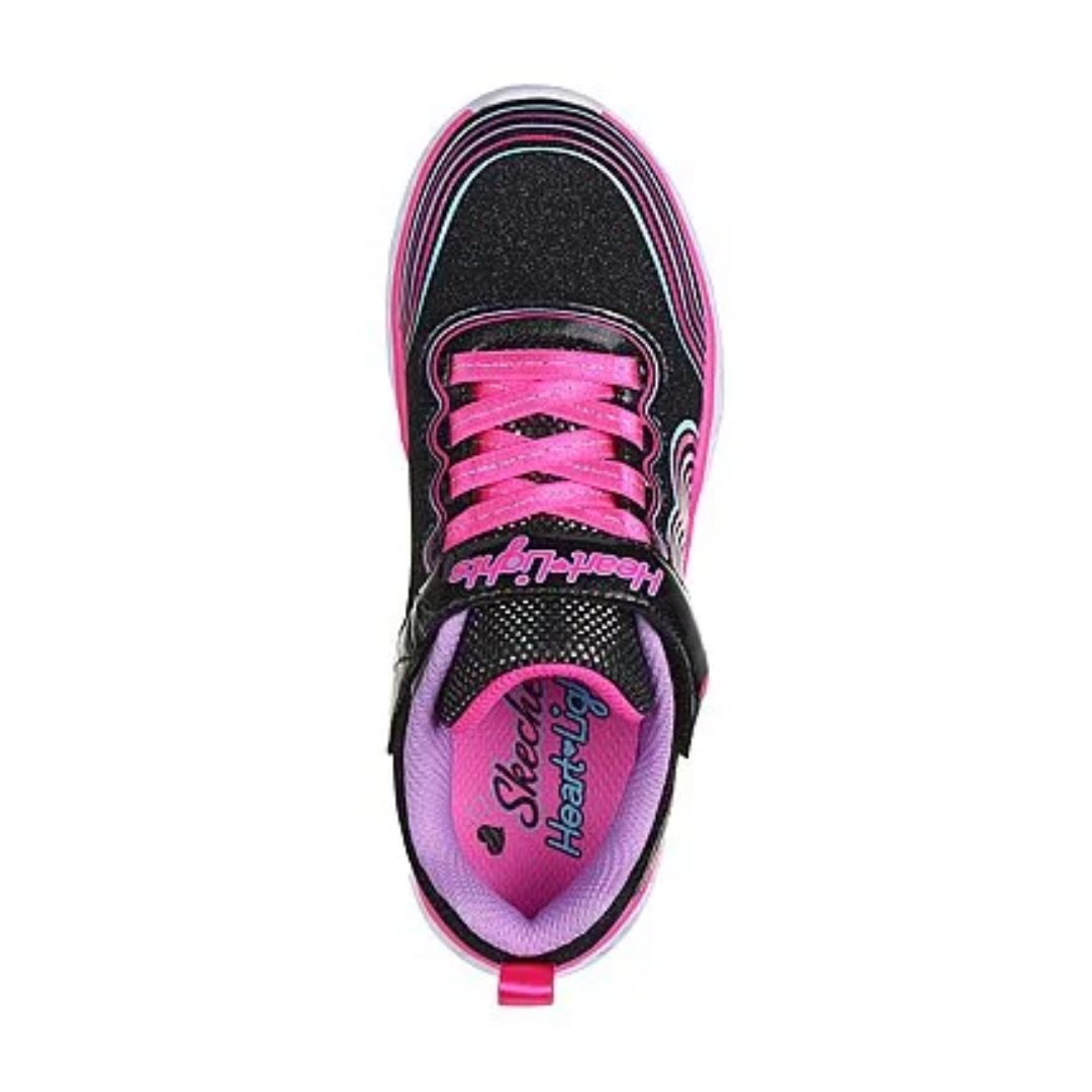 ZAPATILLAS URBANAS SKECHERS HEART LIGHTS INFANTIL | 302689L - BKMT SKECHERS 34 - CalzadosPaola