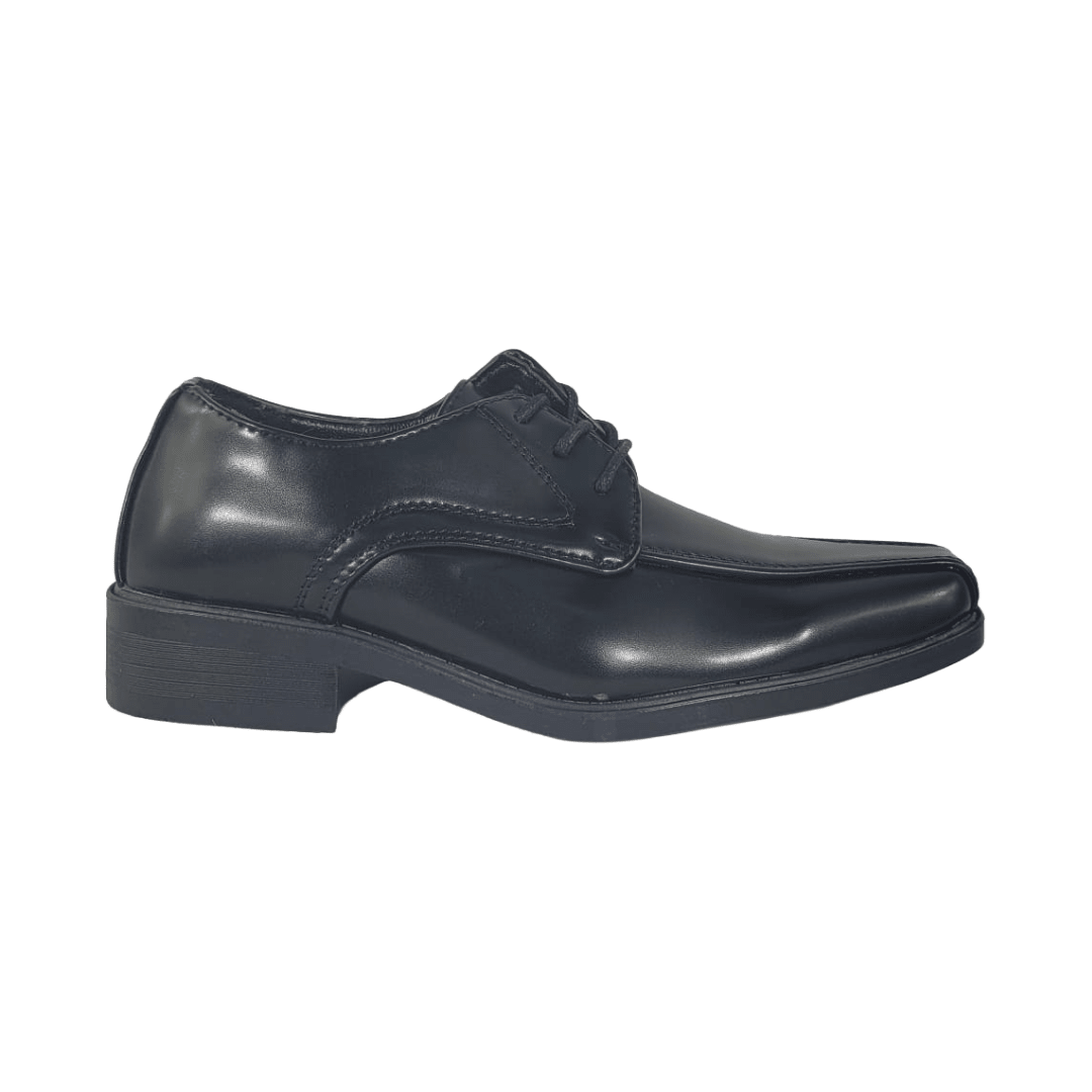 ZAPATOS FORMALES AGUXI NEGRO CASUAL INFANTIL 8061A AGUXI 33 - CalzadosPaola