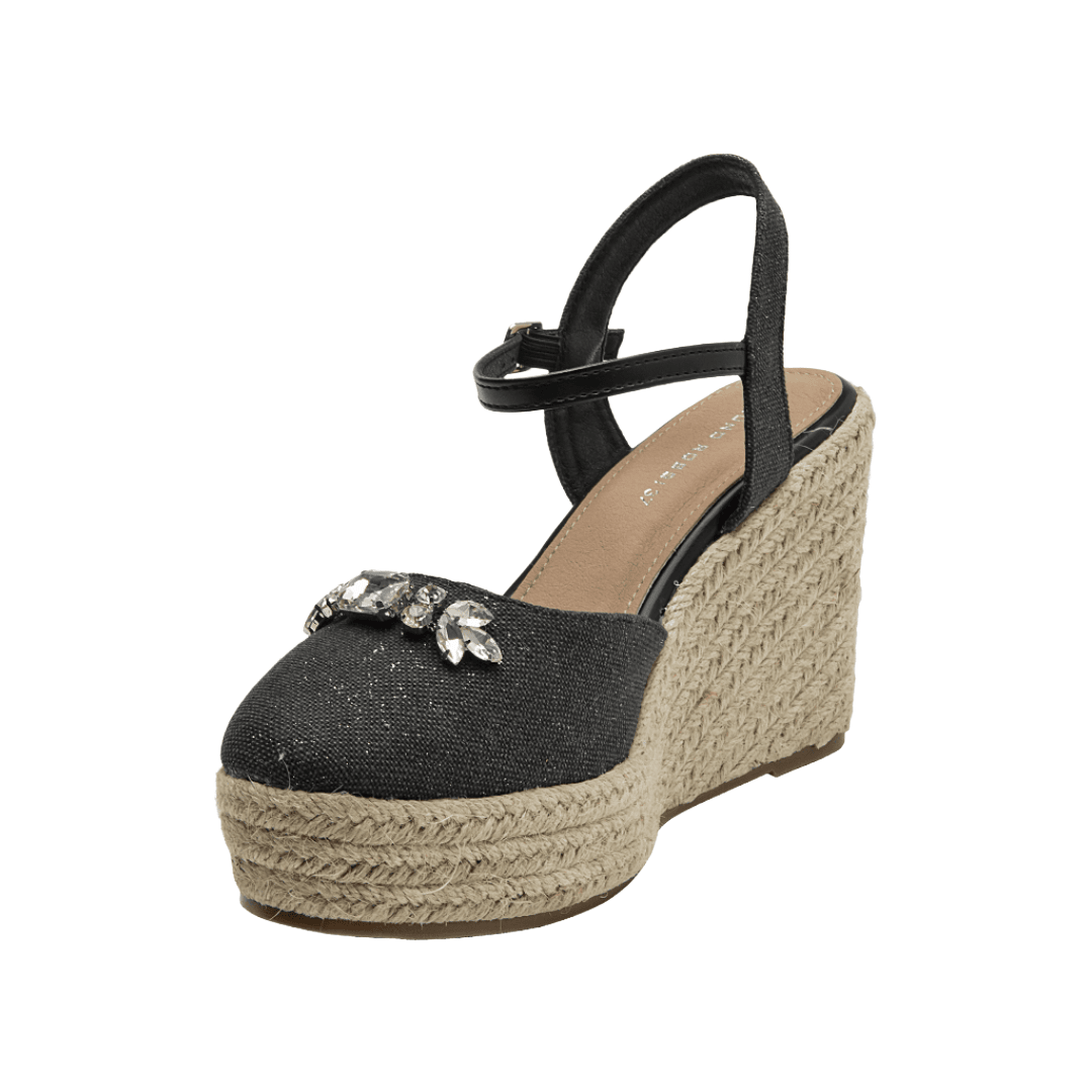 SANDALIAS DE FIESTA BRUNO ROSSI NEGRO MUJER BRM0073 BRUNO ROSSI 35 - CalzadosPaola