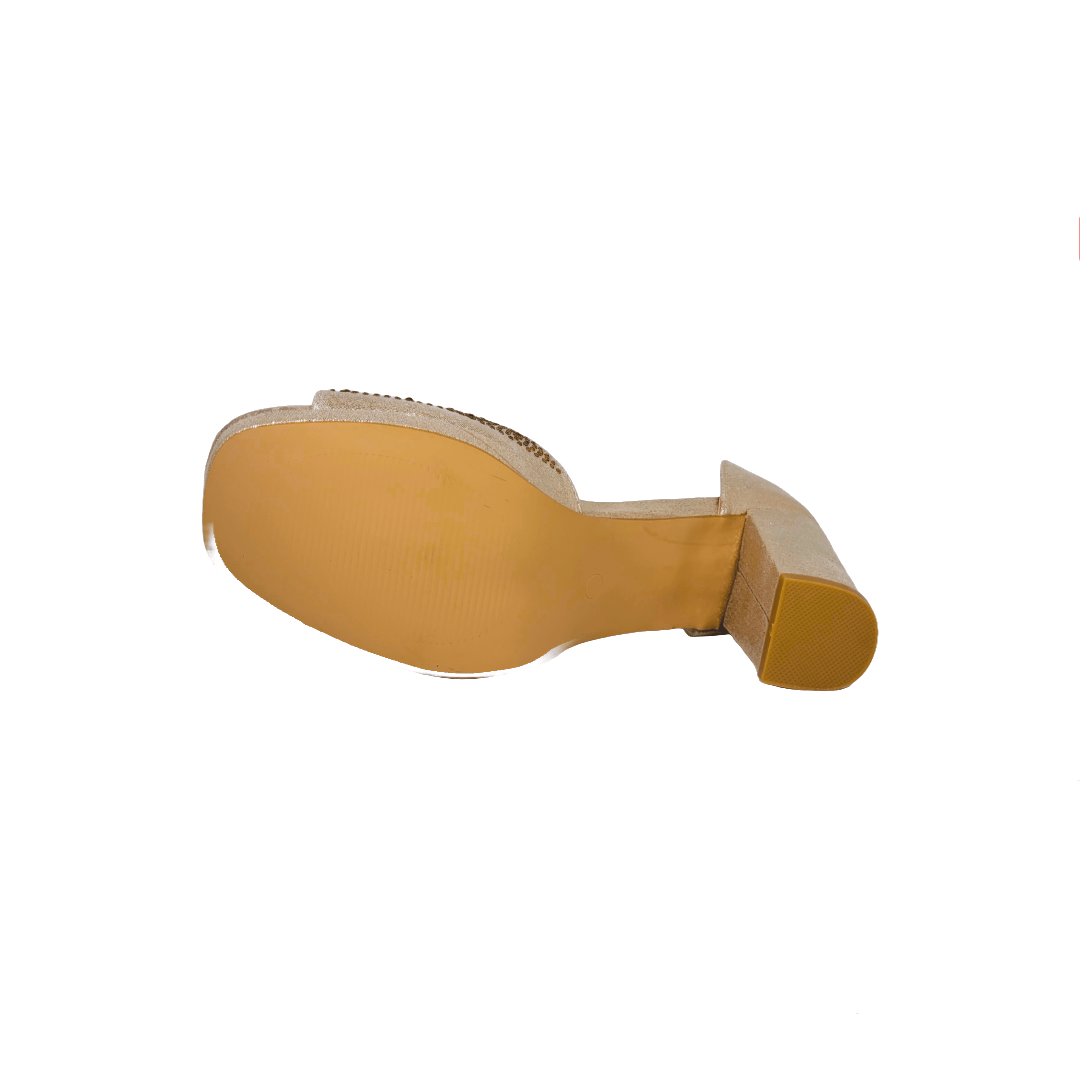 SANDALIAS DE FIESTA BONNY FRANCO GOLD | 384 - 0896 BONNY FRANCO 40 - CalzadosPaola