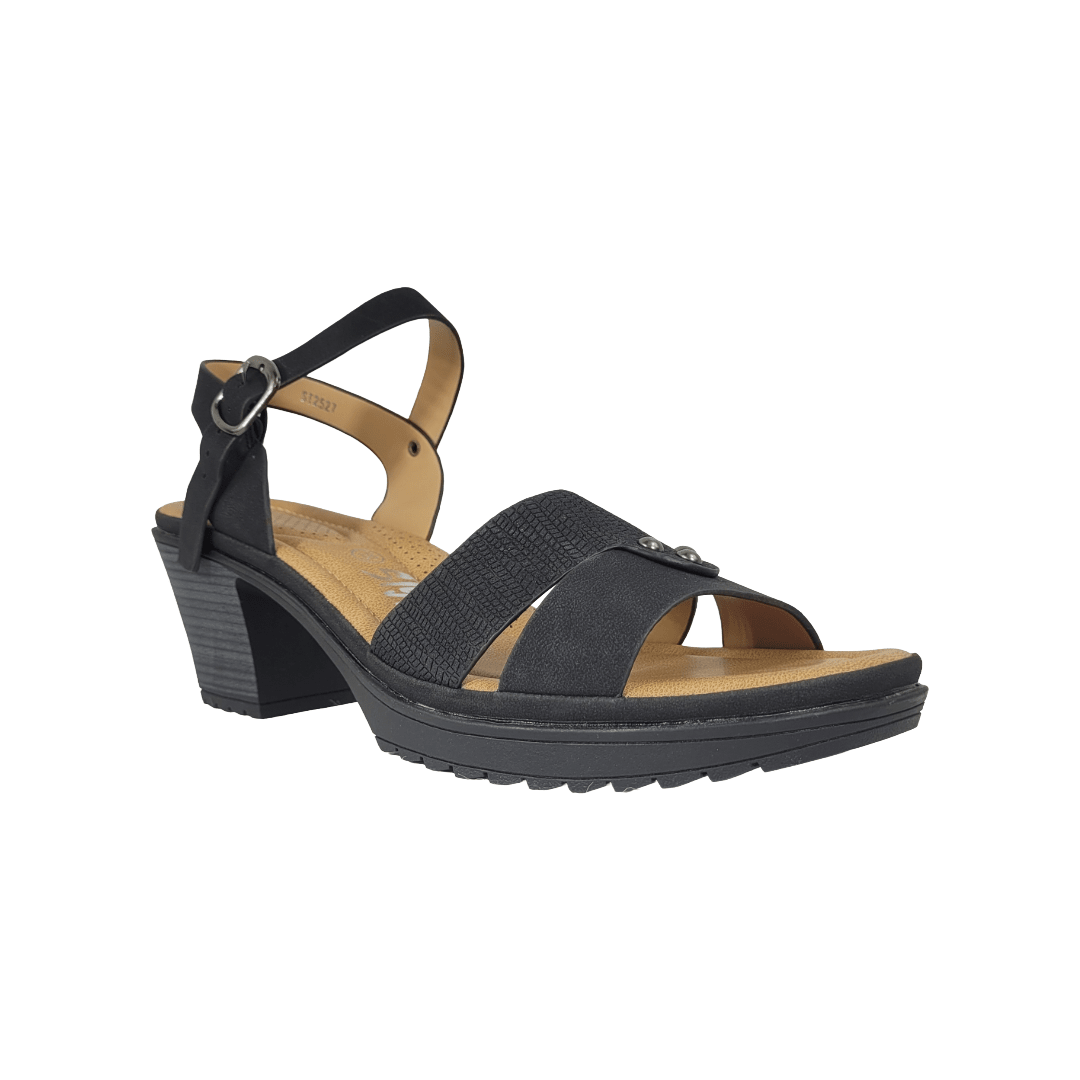 SANDALIAS STYLO NEGRO CASUAL MUJER ST2527 STYLO 35 - CalzadosPaola