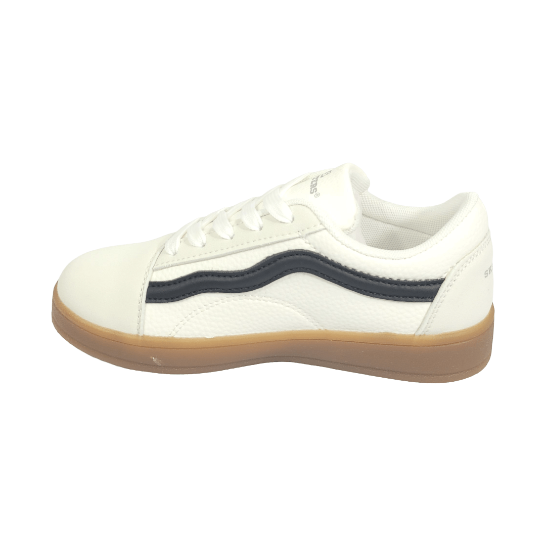 ZAPATILLAS URBANAS SKATERS BLANCO INFANTIL 804 - 0131 SKATER 32 - CalzadosPaola