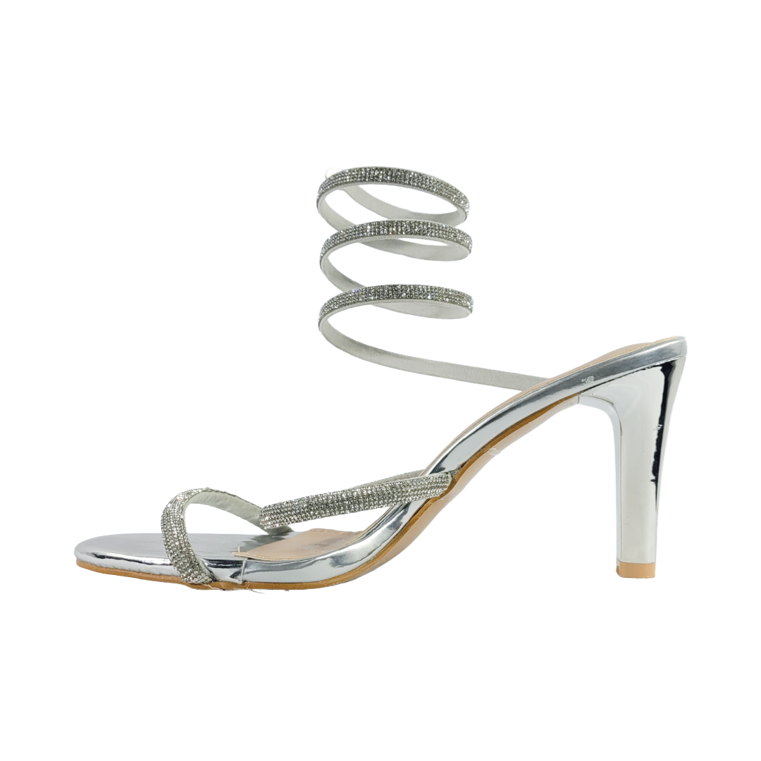 SANDALIAS DE FIESTA AGUXI PLATEADO MUJER | 2098