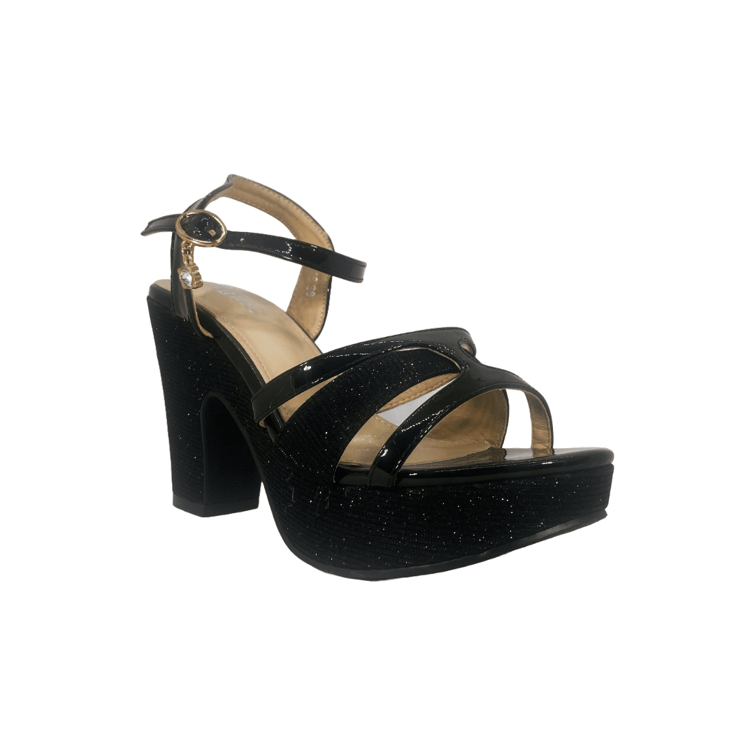 SANDALIAS DE FIESTA AGUXI BLACK 2076 AGUXI 36 - CalzadosPaola