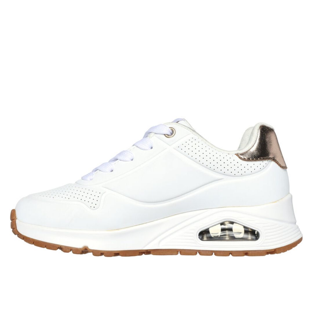 ZAPATILLAS SKECHERS UNO GEN1 SHIMMER AWAY NIÑAS 310545L - WHT SKECHERS 35 - CalzadosPaola