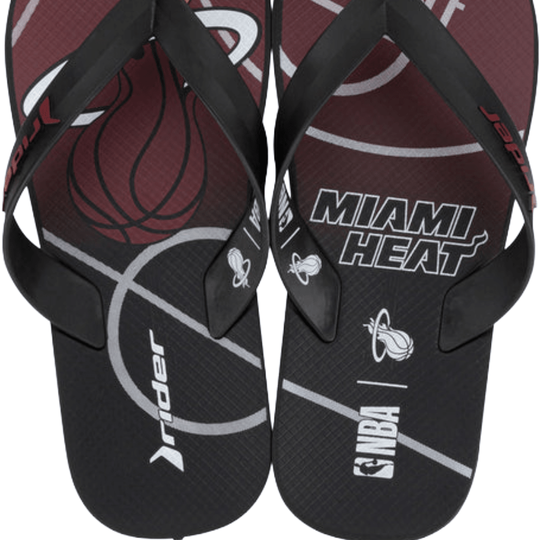 SANDALIAS RIDER MIAMI HEAT NBA HOMBRE GR - NBA - 12378 CARTAGO 39 - CalzadosPaola