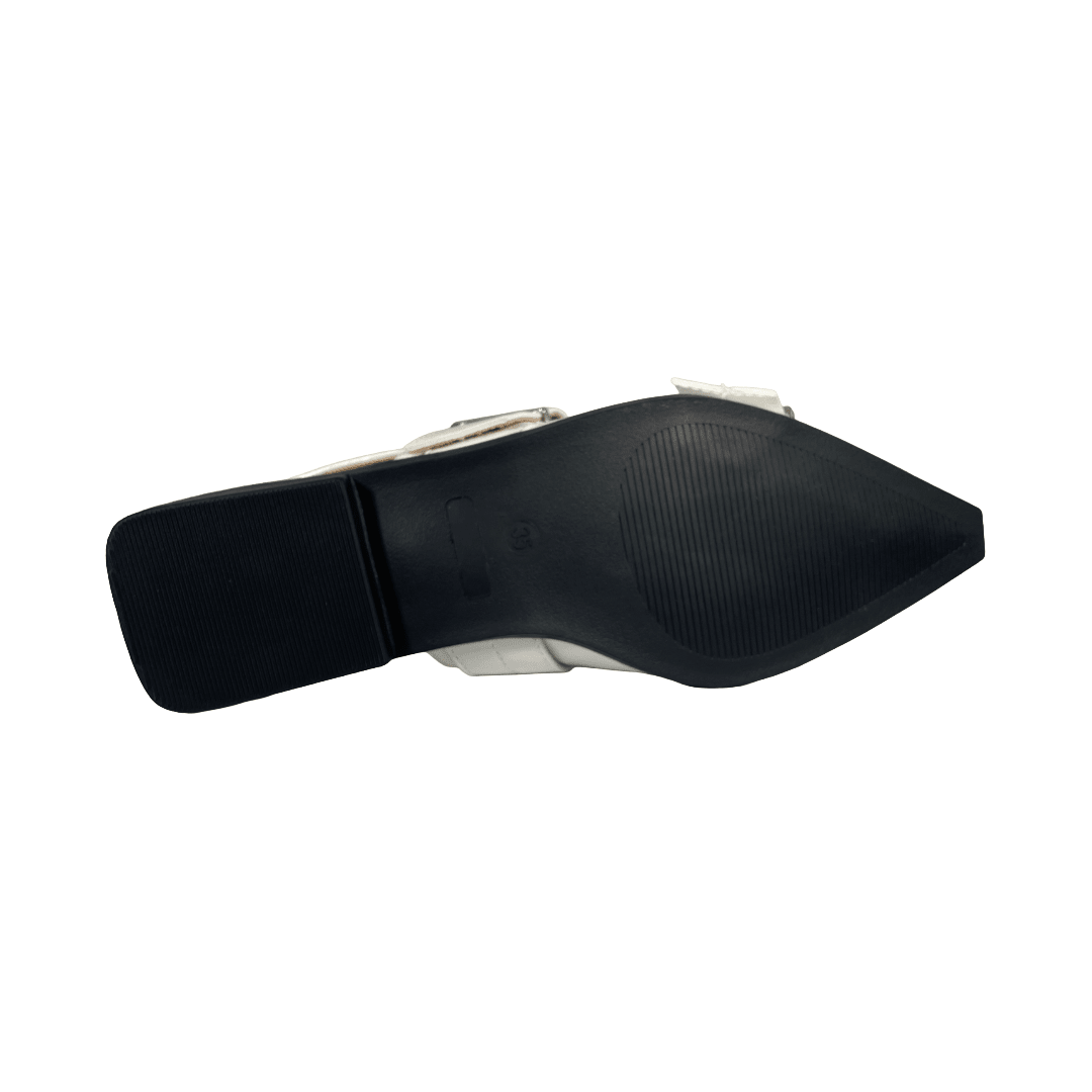 ZAPATOS TIPO PUNTILLA MD BLANCO MUJER 5K02 - 10 MD 35 - CalzadosPaola
