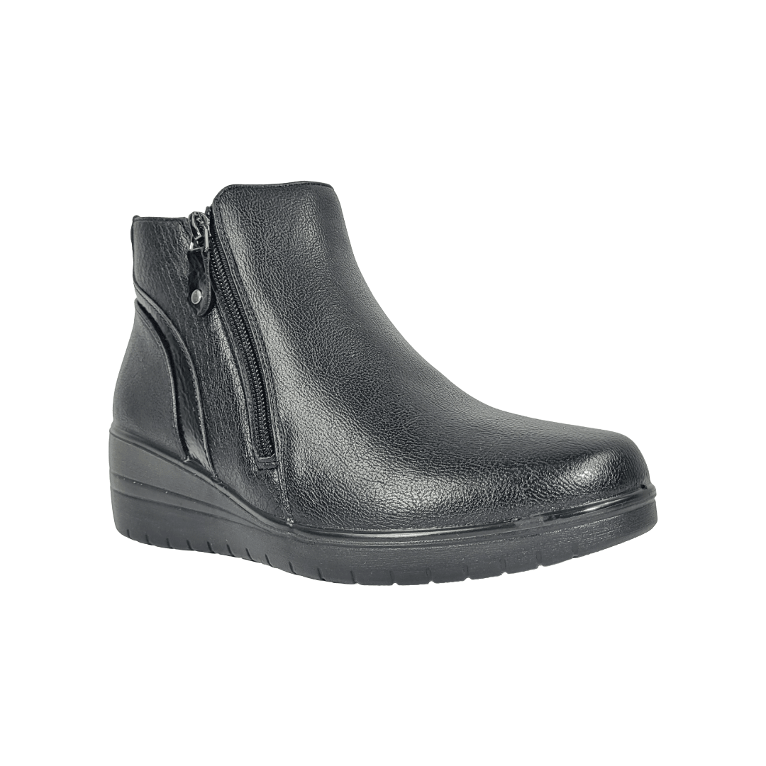 BOTINES BY PASS NEGRO CASUAL MUJER I26 - ZW43 - 1 BY PASS 35 - CalzadosPaola