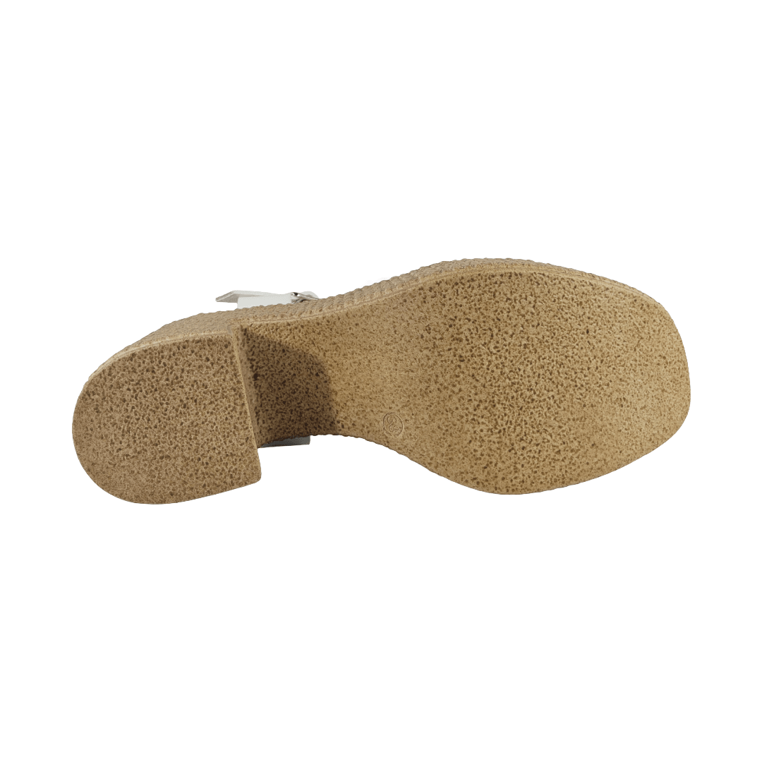 SANDALIAS BY PASS FASHION BLANCO MUJER | V25 - Y5684 - 10 BY PASS 35 CL / 24.5 CM - CalzadosPaola