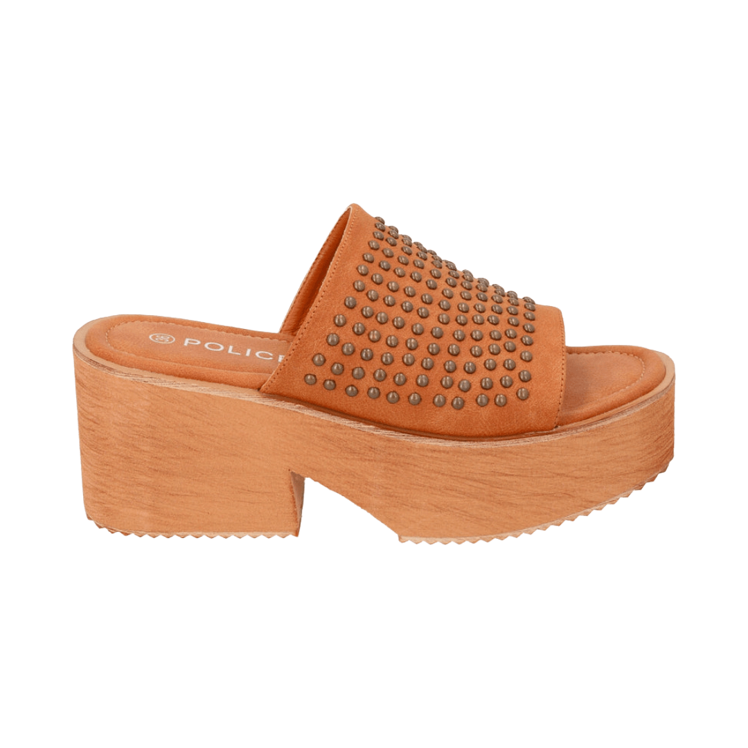 SANDALIAS POLICE CAMEL MUJER NF - YC2912 - 5 POLICE 35 - CalzadosPaola