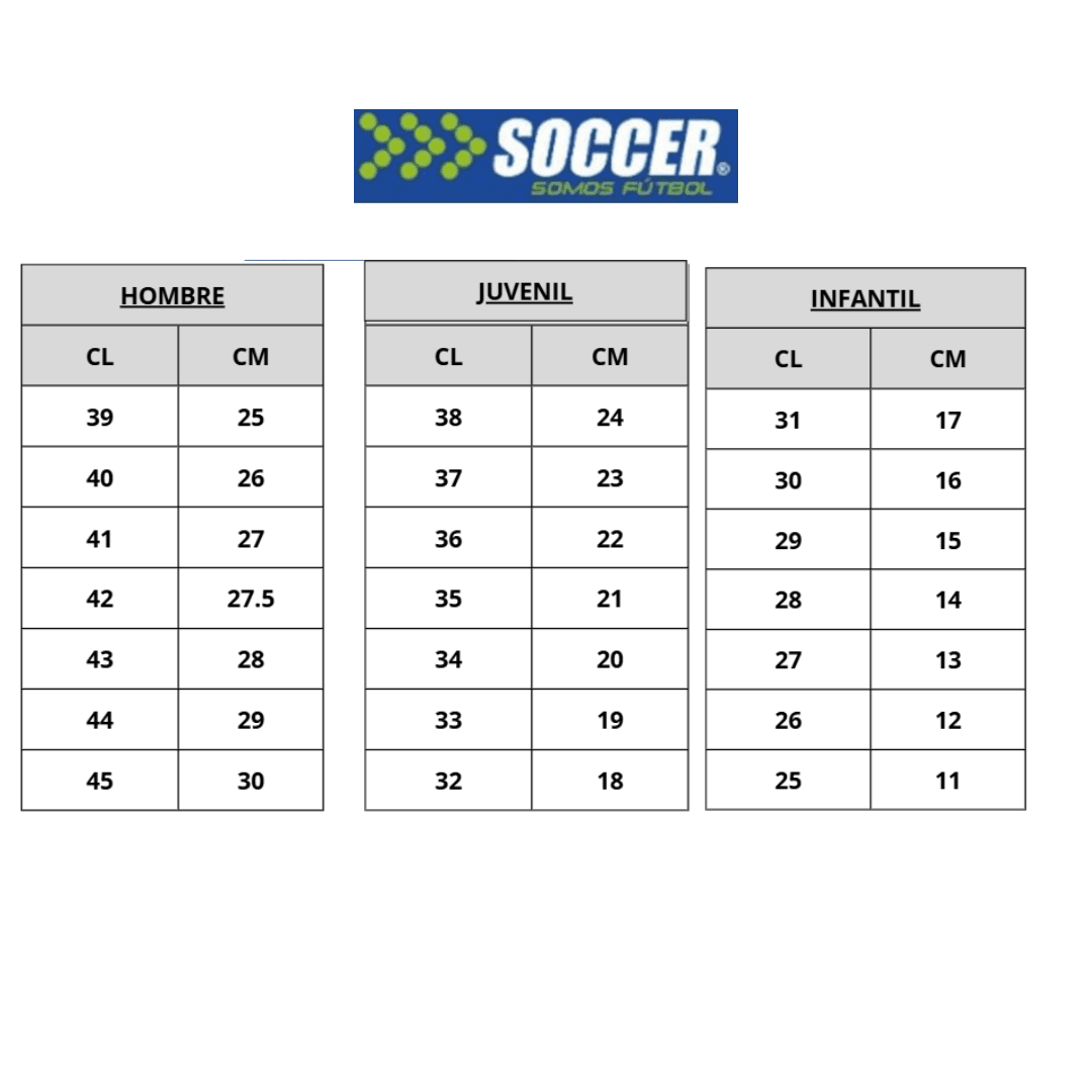 ZAPATILLAS SOCCER DE FÚTBOL NEGRO ADULTO SPS - 2 SOCCER 45 - CalzadosPaola
