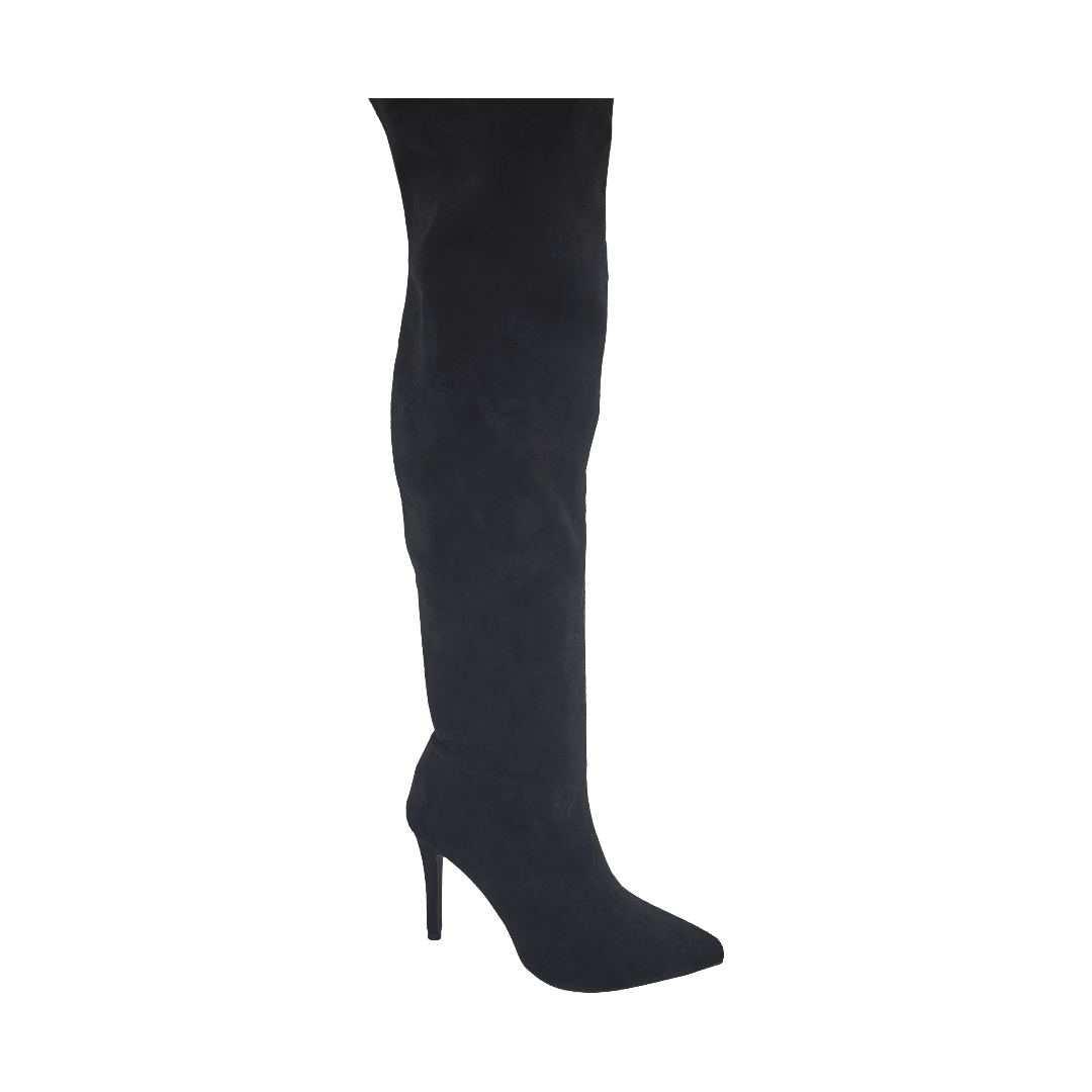 BOTAS MD NEGRO GAMUZA MUJER | 5Y23 - 1 MD 35 CL / 22.5 CM - CalzadosPaola