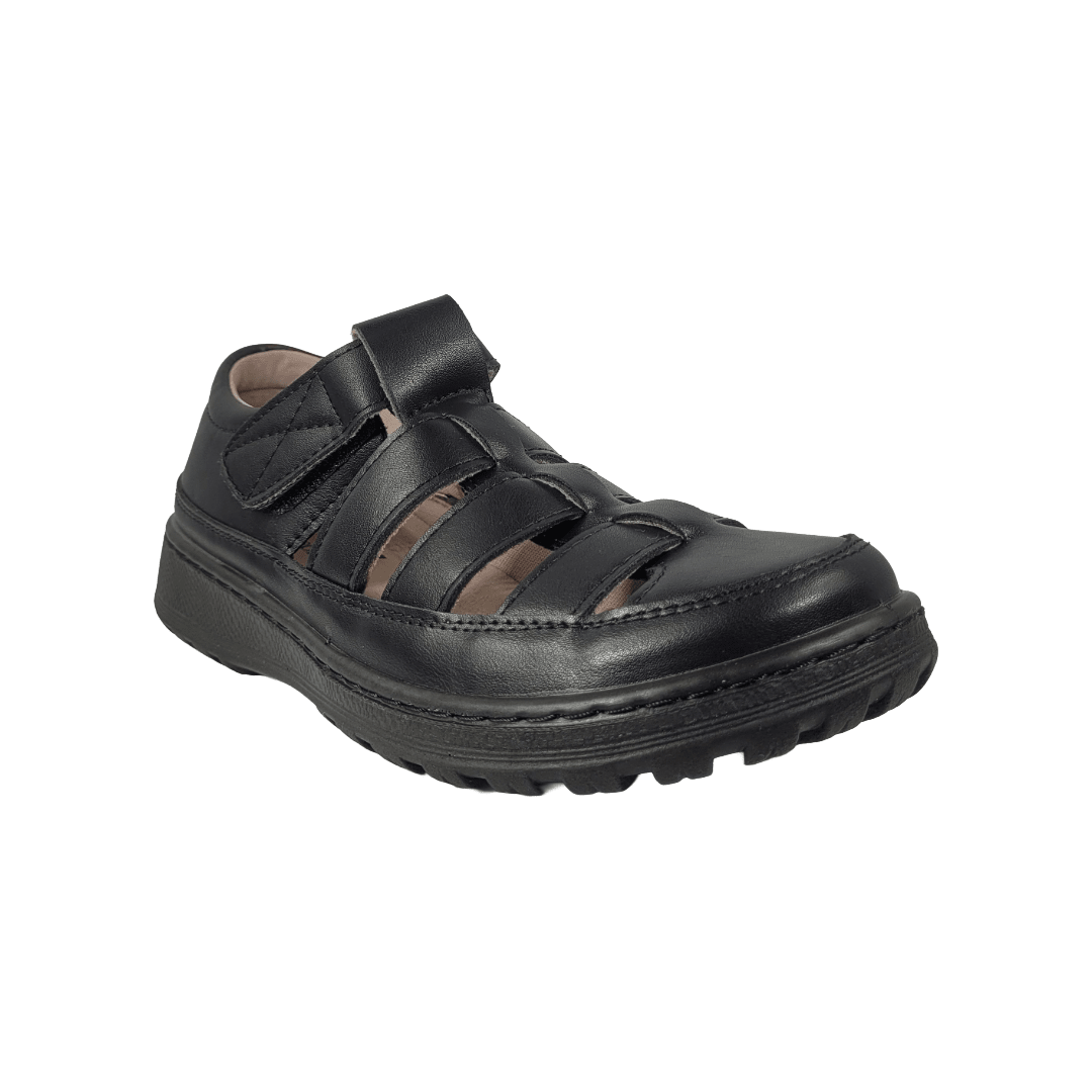 SANDALIAS NEW WALK NEGRO CASUAL MUJER | KWF250327 - 2 - 9 NEW WALK 35 CL / 22 CM - CalzadosPaola