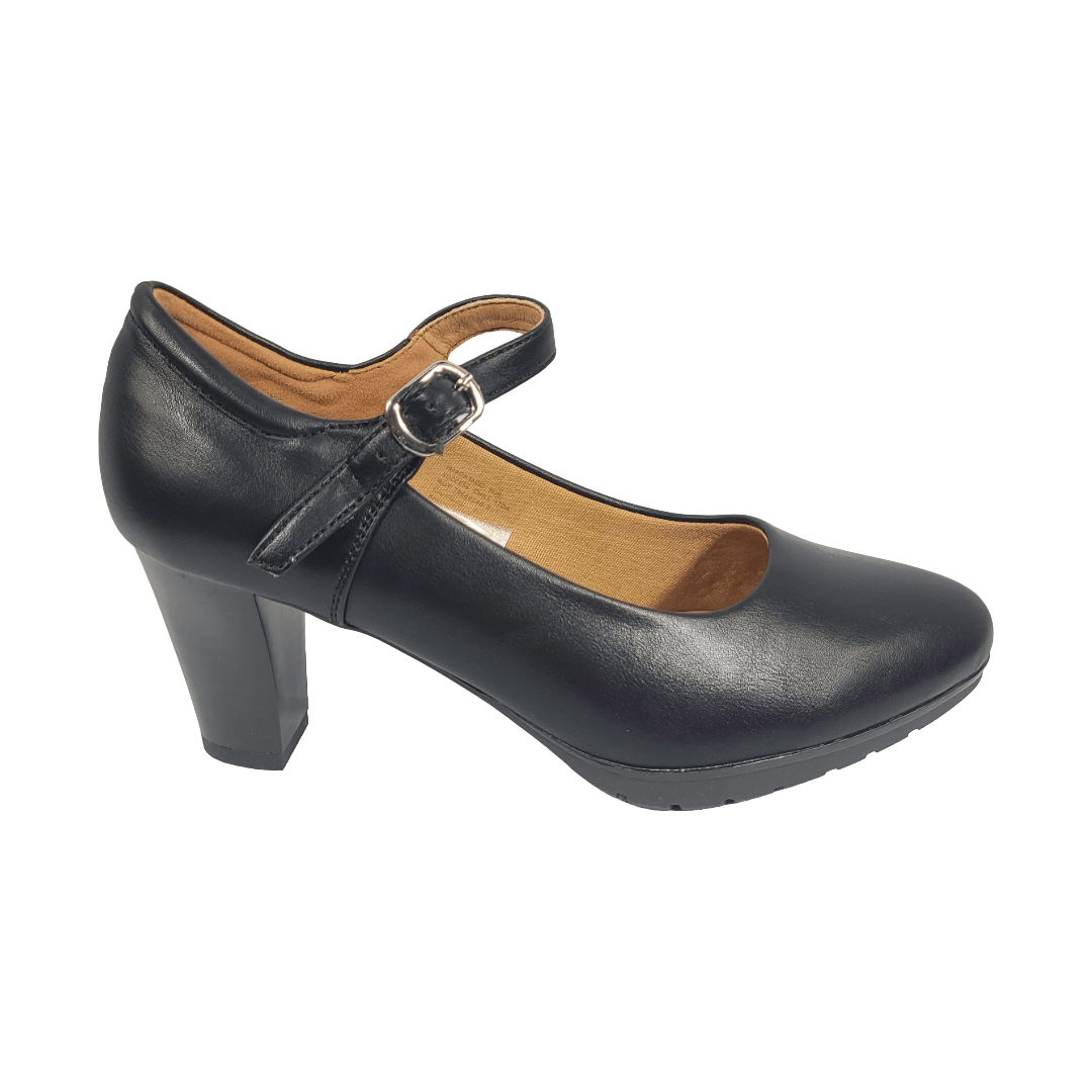 ZAPATOS DE CUECA HUALUNAOTE NEGRO MUJER A0817 HUALUNAOTE 36 - CalzadosPaola
