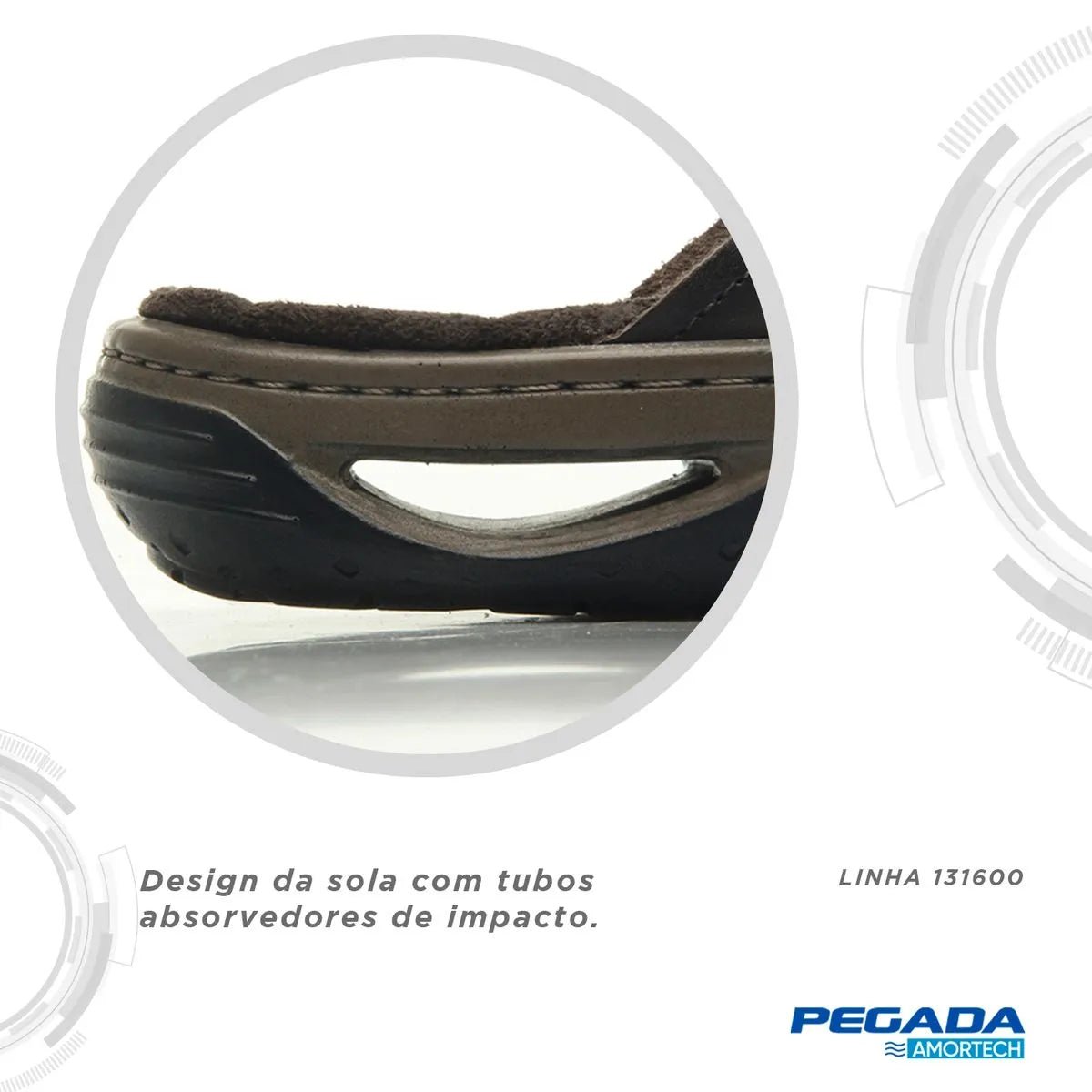 OJOTAS SANDALIAS PEGADA DE CUERO CAFÉ OSCURO (HOMBRE) | 131663 - 02 PEGADA 39 - CalzadosPaola