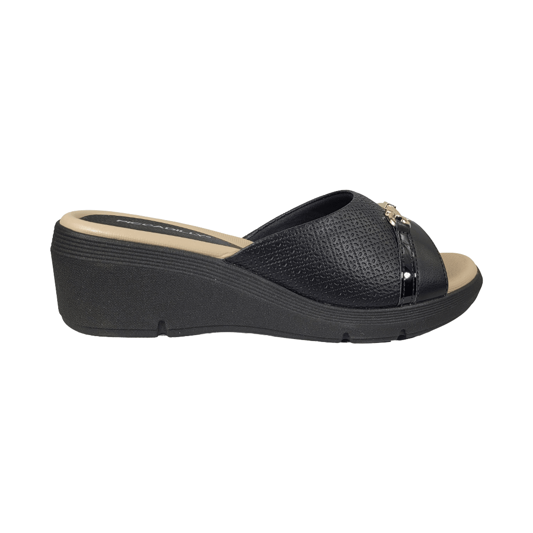 SANDALIAS PICCADILLY NEGRO CASUAL MUJER | VU5360T PICCADILLY 34 CL / 22.2 CM - CalzadosPaola
