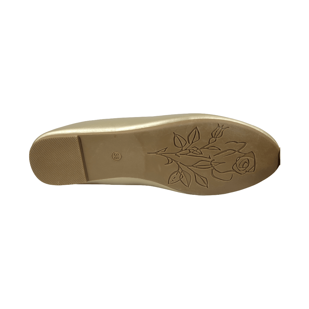 BALLERINAS BONNY FRANCO DORADO MUJER | 384 - 0606 BONNY FRANCO 35 CL / 23.3 CM - CalzadosPaola