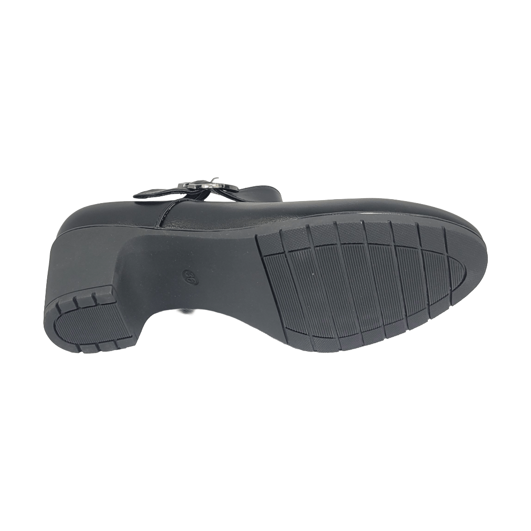 ZAPATOS DE CUECA HUALUNAOTE NEGRO MUJER A0817 HUALUNAOTE 36 - CalzadosPaola