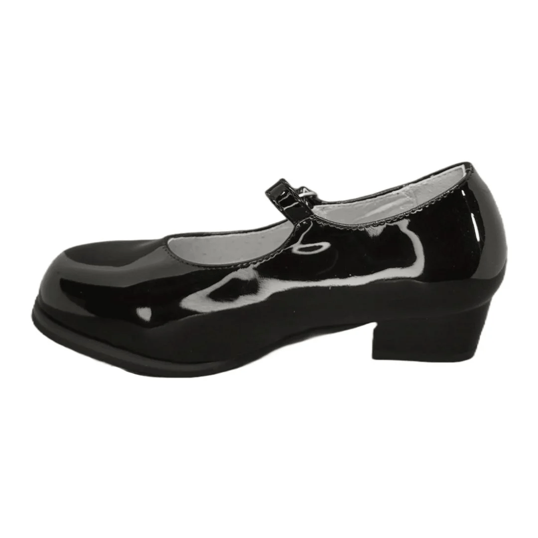 ZAPATOS DE CUECA ALQUIMIA NEGRO CHAROL MUJER | 3073 ALQUIMIA 34 - CalzadosPaola