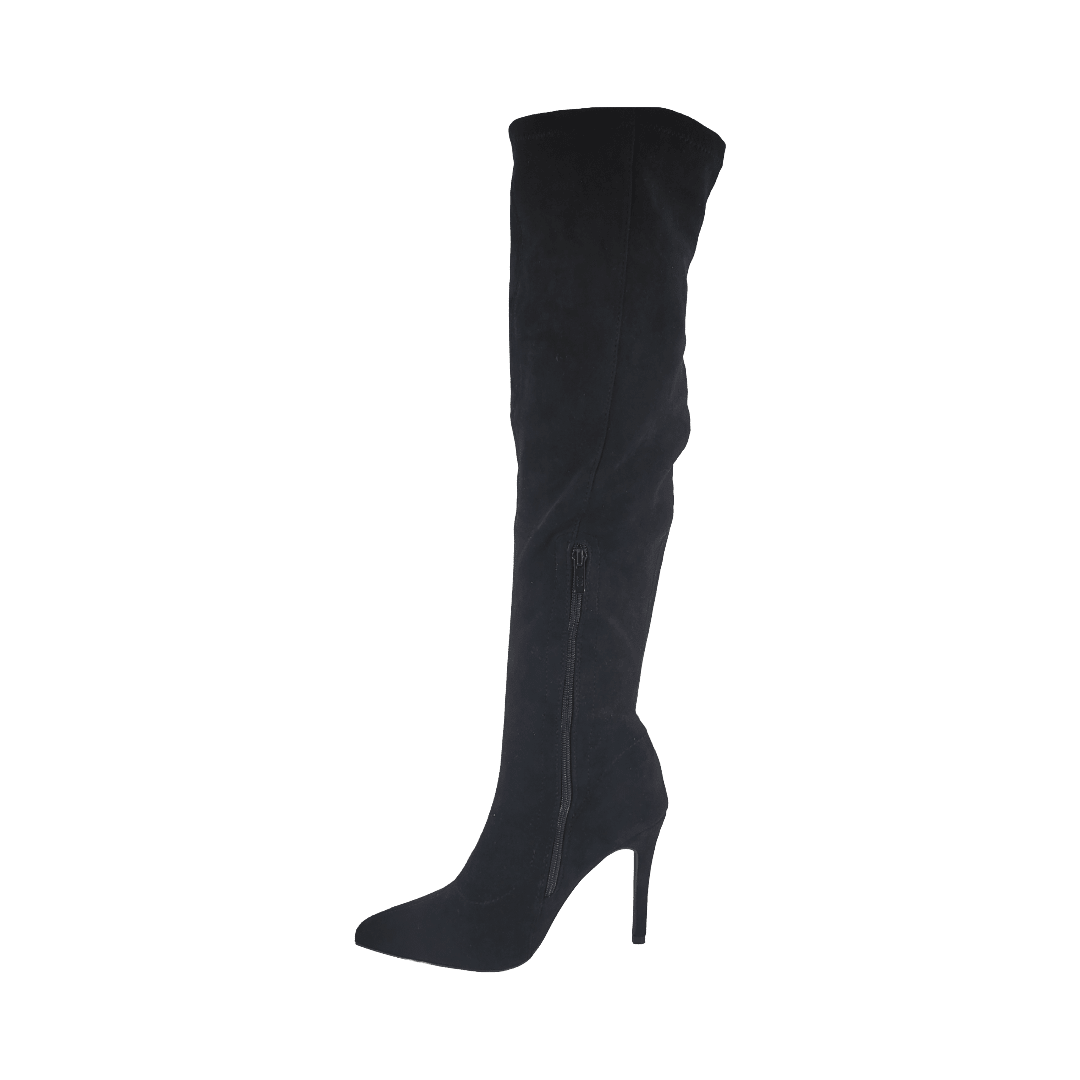 BOTAS MD NEGRO GAMUZA MUJER | 5Y23 - 1 MD 35 CL / 22.5 CM - CalzadosPaola