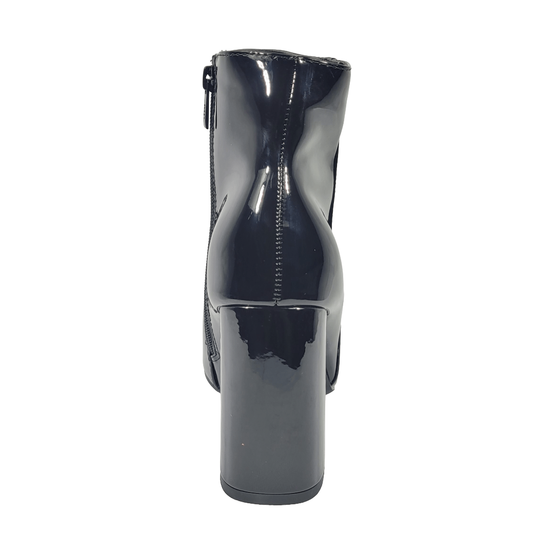 BOTINES MD NEGRO CHAROL MUJER 5Y13 - 1A MD 37 - CalzadosPaola