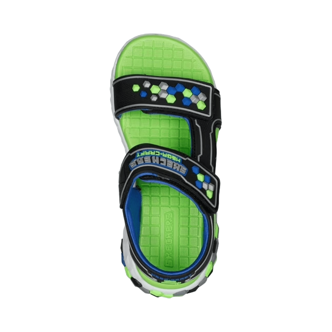 SANDALIAS SKECHERS MEGA SPALSH INFANTIL 402214L - BBLM SKECHERS 27 CL / 11C US / 17 CM - CalzadosPaola