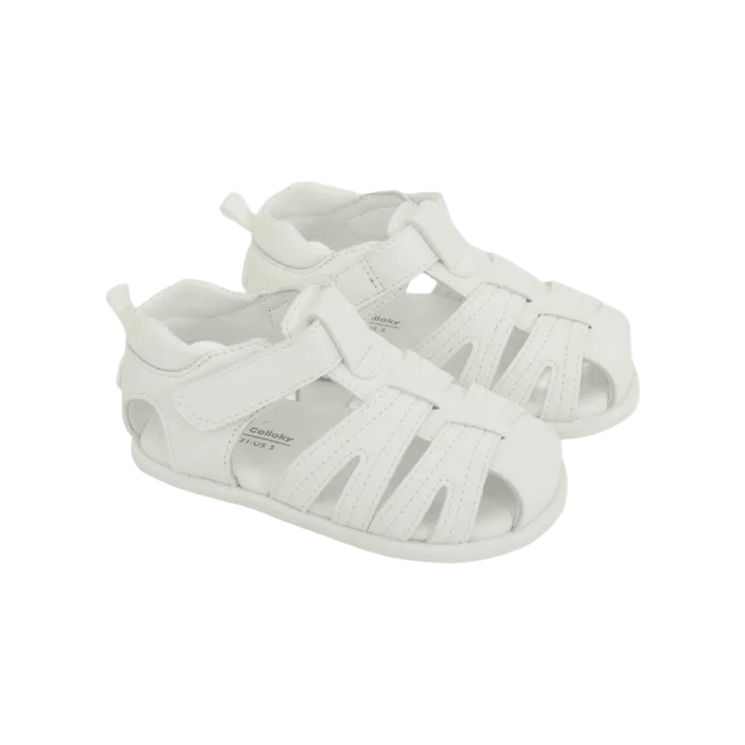 SANDALIAS COLLOKY CANGREJERA BLANCO BEBÉS | 331202 COLLOKY 18 CL / 11.3 CM - CalzadosPaola