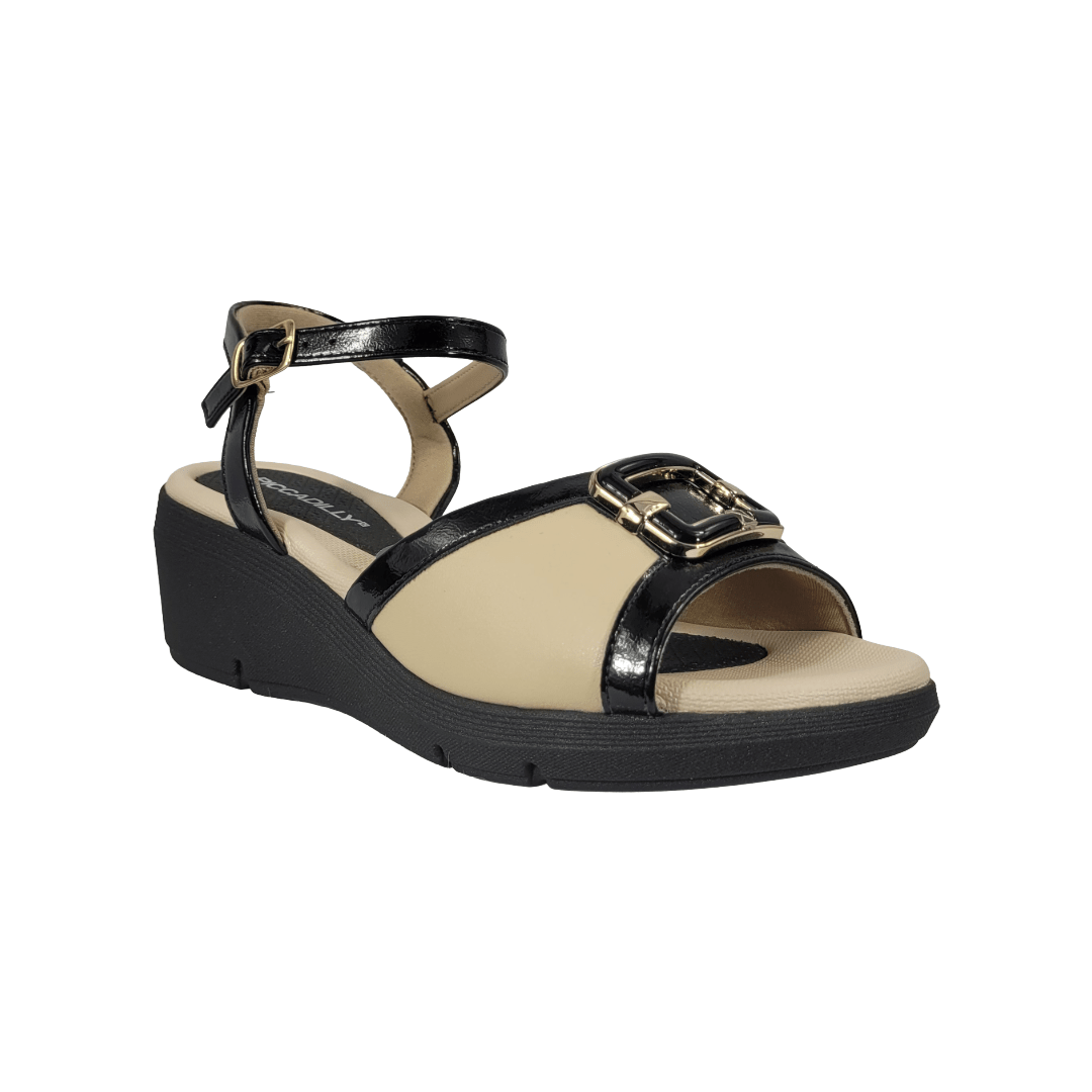 SANDALIAS PICCADILLY NEGRO CASUAL MUJER VU5367T PICADELLY 34 - CalzadosPaola