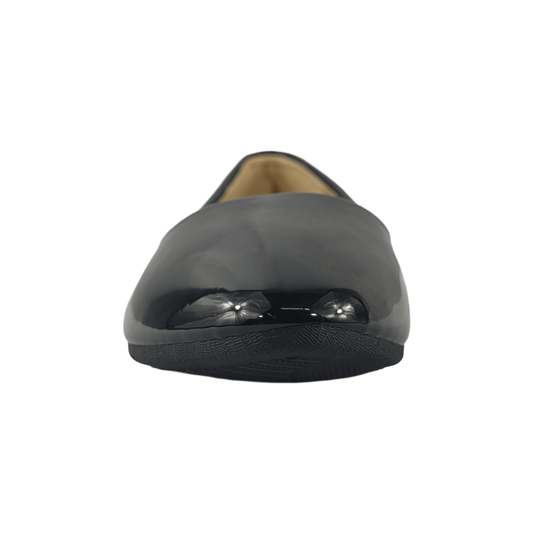 BALLERINAS HUALUNAOTE NEGRO CHAROL MUJER | HLD972 - 1 HUALUNAOTE 36 - CalzadosPaola