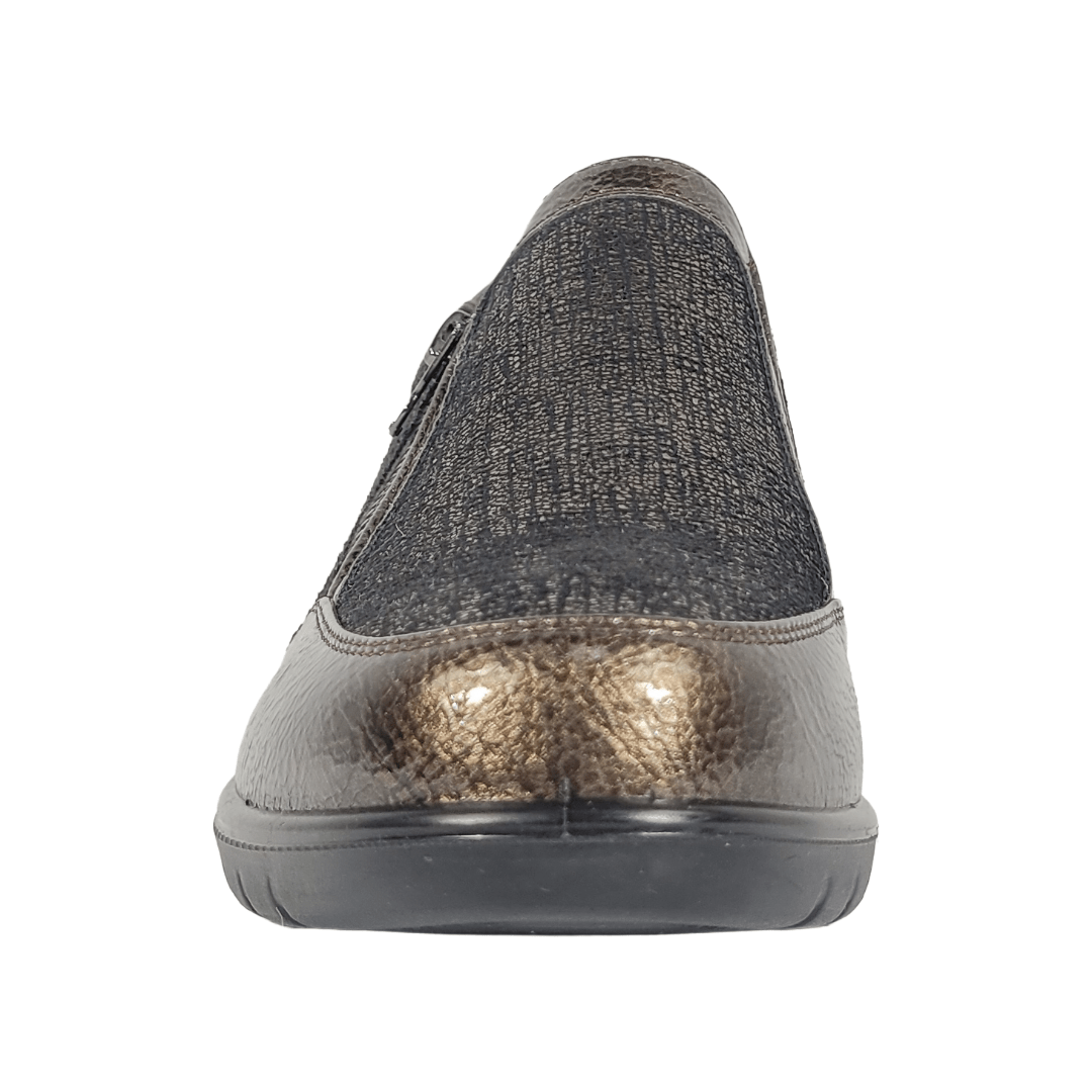 MOCASINES BY PASS COBRE MUJER I26 - ZW03 - 15 BY PASS 35 - CalzadosPaola