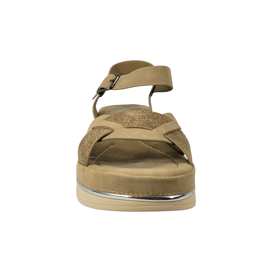 SANDALIAS STYLO KHAKI MUJER | ST2539 STYLO 35 CL / 22.5 CM - CalzadosPaola