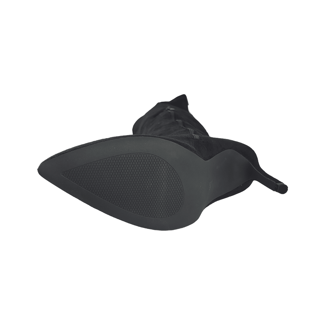 BOTAS MD NEGRO GAMUZA MUJER | 5Y23 - 1 MD 35 CL / 22.5 CM - CalzadosPaola