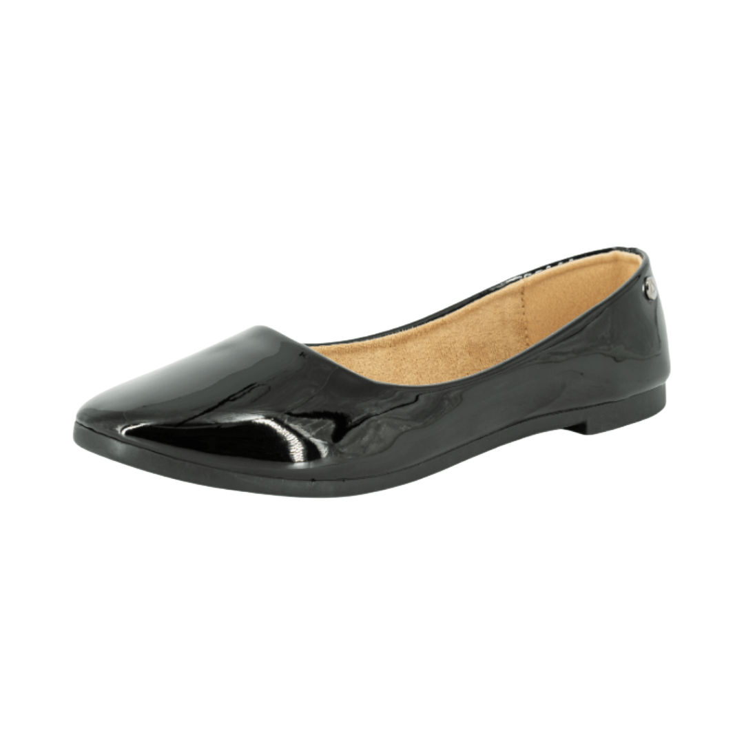 BALLERINAS ALQUIMIA NEGRO CHAROL MUJER 4003 ALQUIMIA 35 - CalzadosPaola